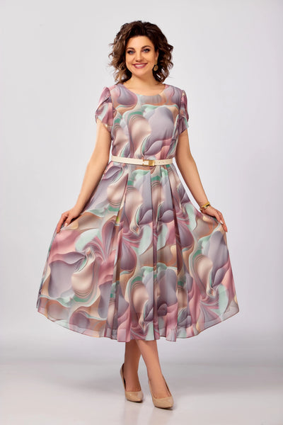 🥰【S-5XL】Nowa i elegancka, wysokiej jakości sukienka z szyfonu