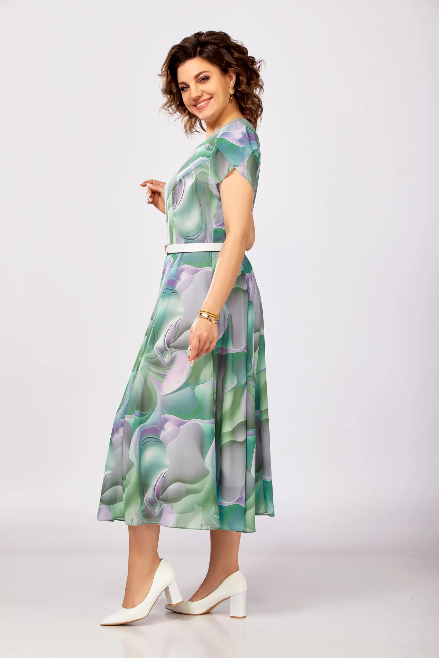 🥰【S-5XL】Nowa i elegancka, wysokiej jakości sukienka z szyfonu