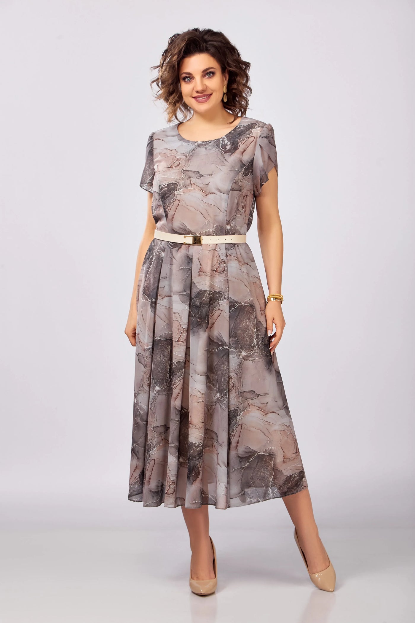 🥰【S-5XL】Nowa i elegancka, wysokiej jakości sukienka z szyfonu