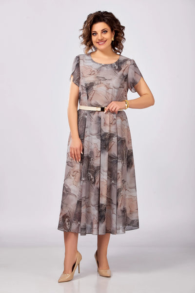 🥰【S-5XL】Nowa i elegancka, wysokiej jakości sukienka z szyfonu