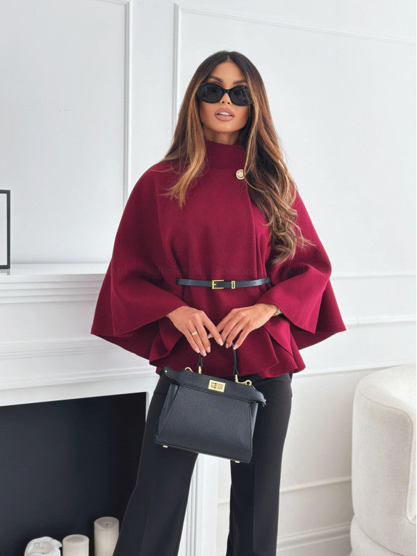 Selviora | Elegancka kurtka Butterfly z paskiem