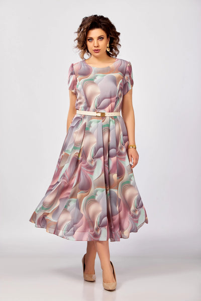 🥰【S-5XL】Nowa i elegancka, wysokiej jakości sukienka z szyfonu